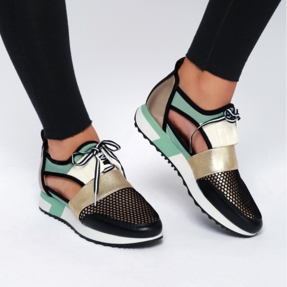 steve madden cut out sneakers